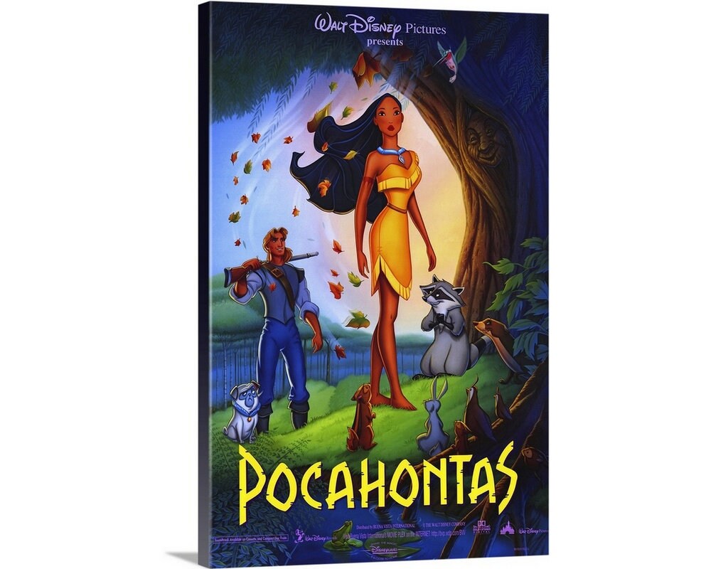 Pocahontas Movie / Show 1995 Home Theater Canvas Wall Art Etsy UK