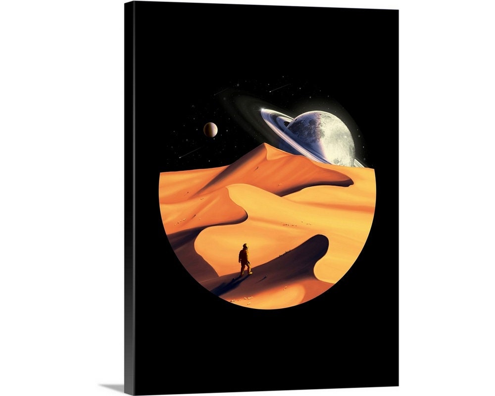 The Wanderer Canvas Wall Art Print Etsy