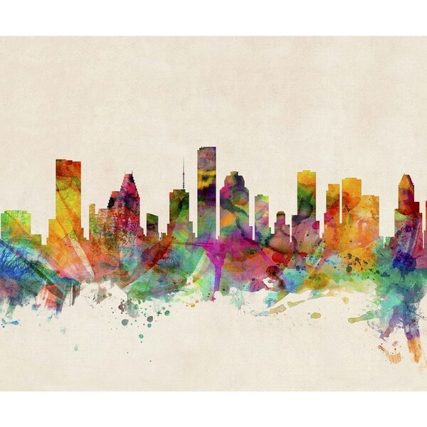 Houston Skyline Etsy