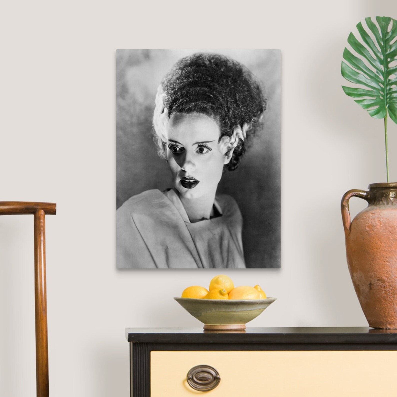 Bride of Frankenstein 1935 Canvas Wall Art Print Etsy