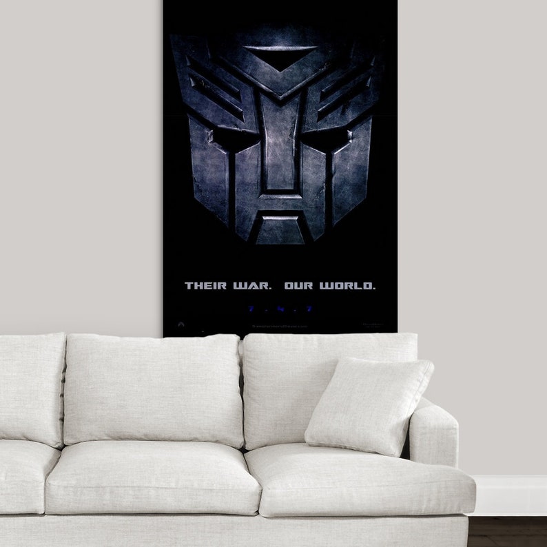 Transformers 2007 Canvas Wall Art Print Etsy