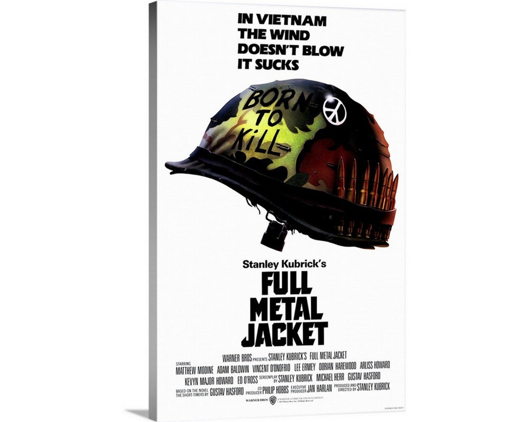 Full Metal Jacket Movie / Show 1987 Home Theater Canvas Etsy