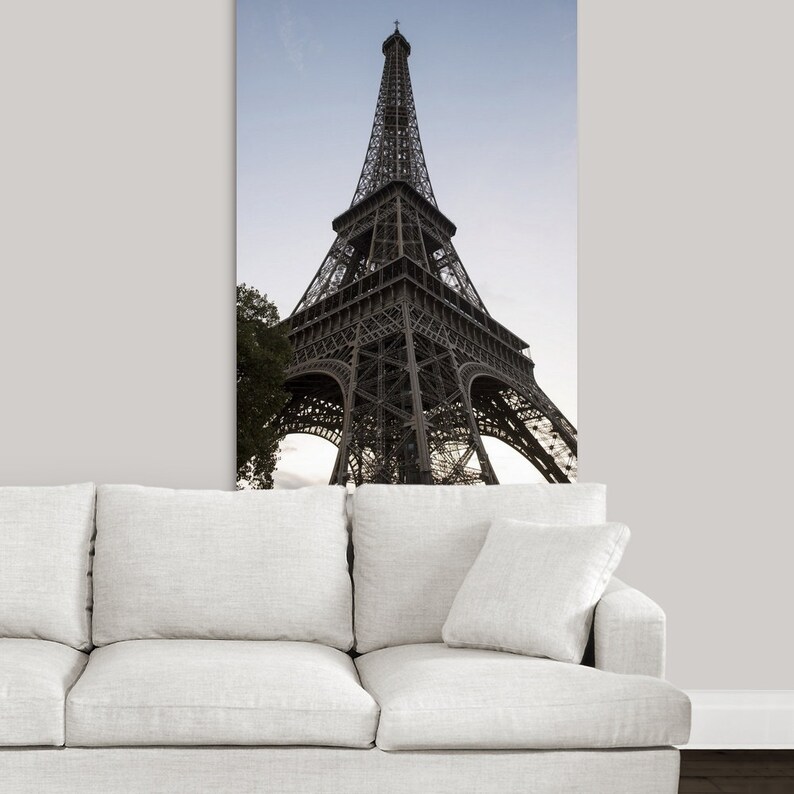 Eiffel Tower From Below Canvas Wall Art Print