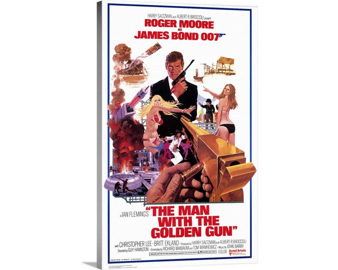 The Man With the Golden Gun Movie / Show 1974 Home Theater - Etsy