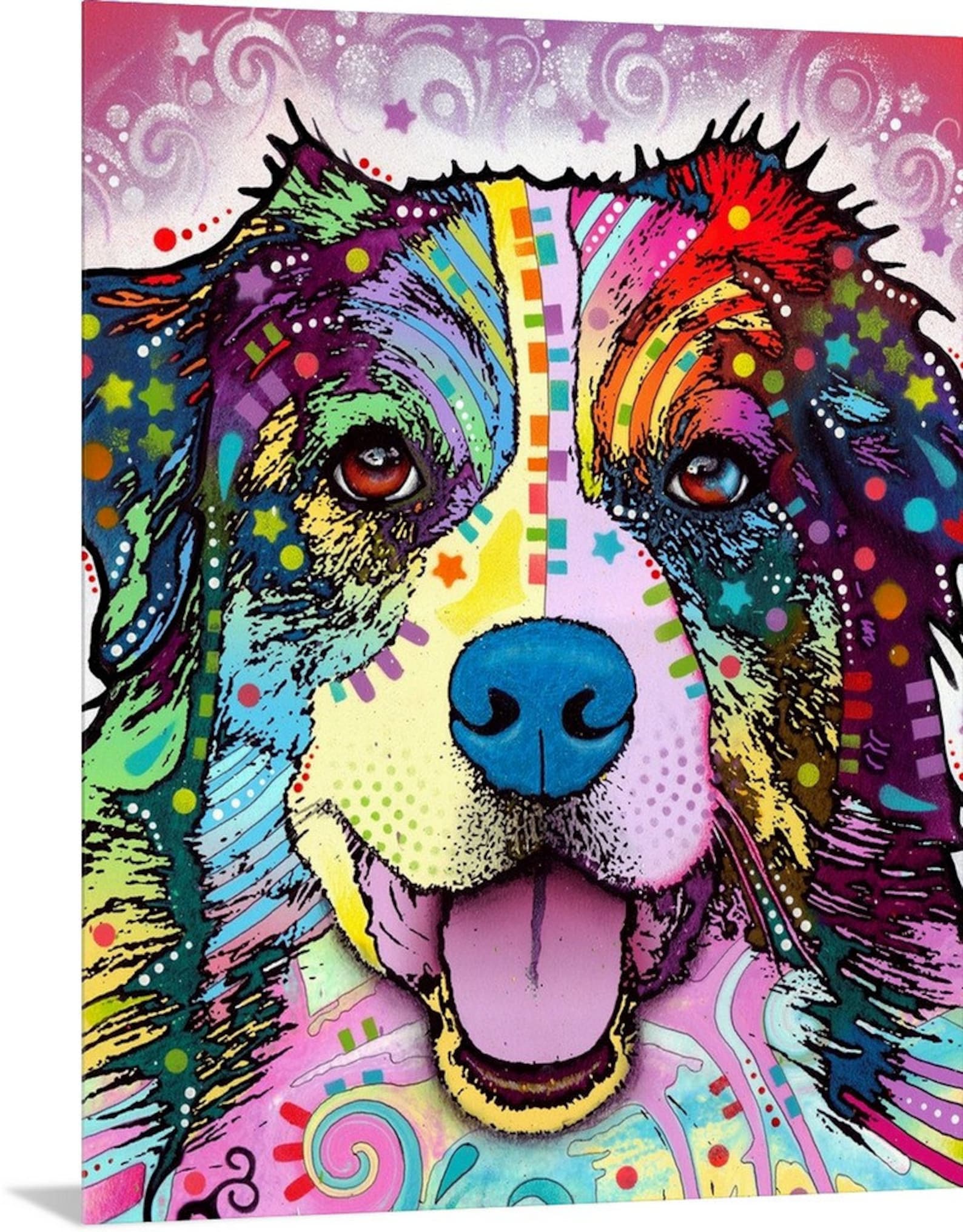 Australian Shepherd Metal Wall Art Print 16x20 Etsy