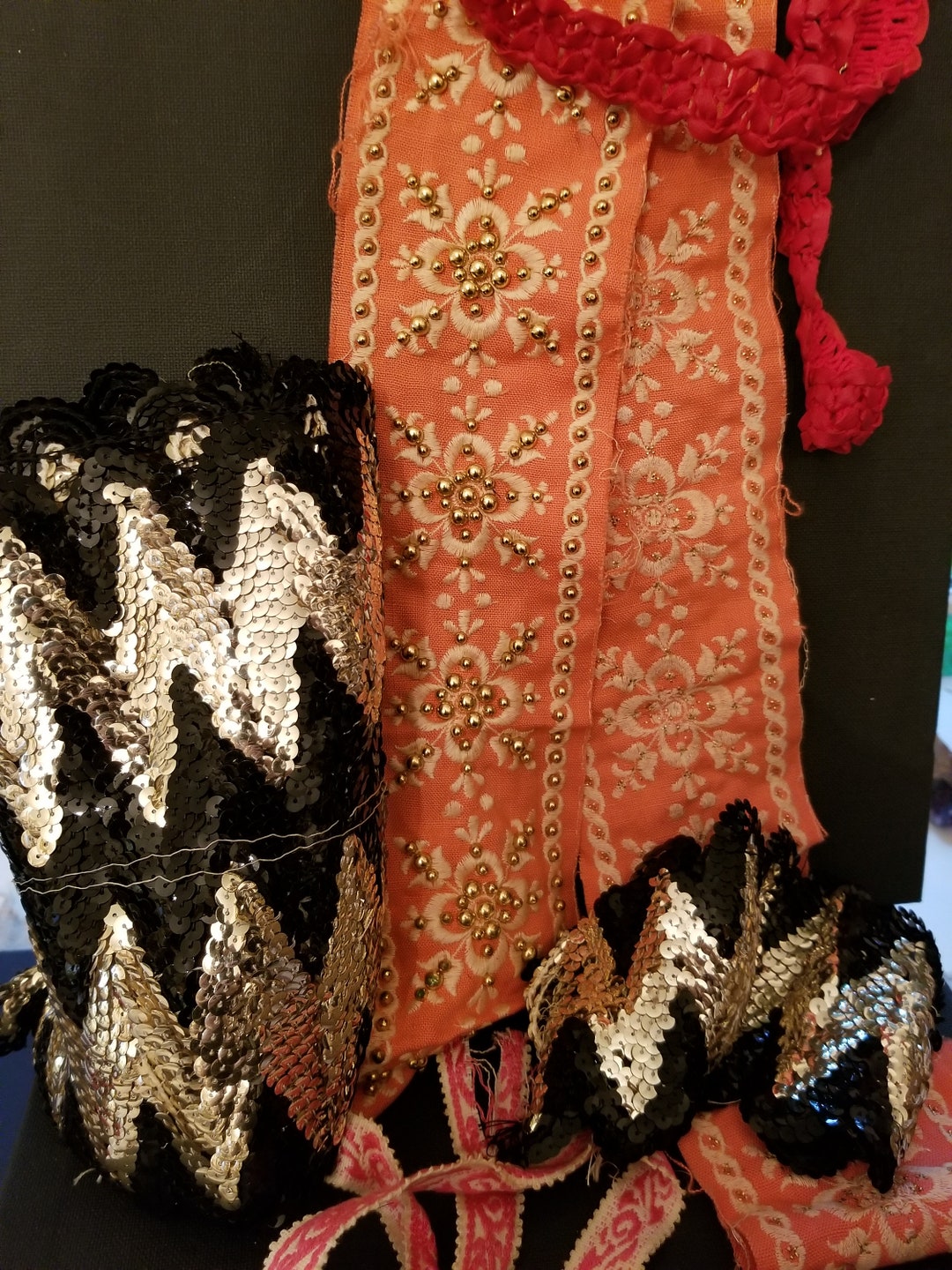 Vintage Costume Makers Remnants Costume Shop Remnants Etsy