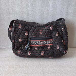 Vera Bradley Handbag Purse Pocketbook Houndstooth Pattern Shoulder Bag Quilted Made In The U.S.A.
