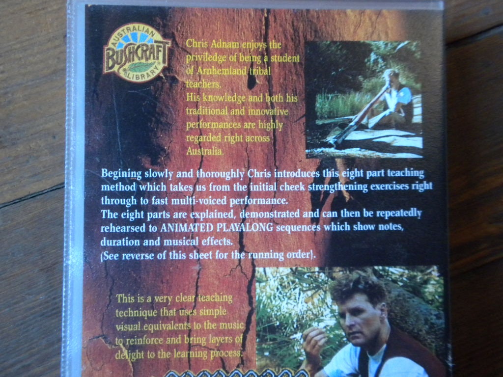 Didgeridoo Video Tape VHS Chris Adnam's How to Play Etsy