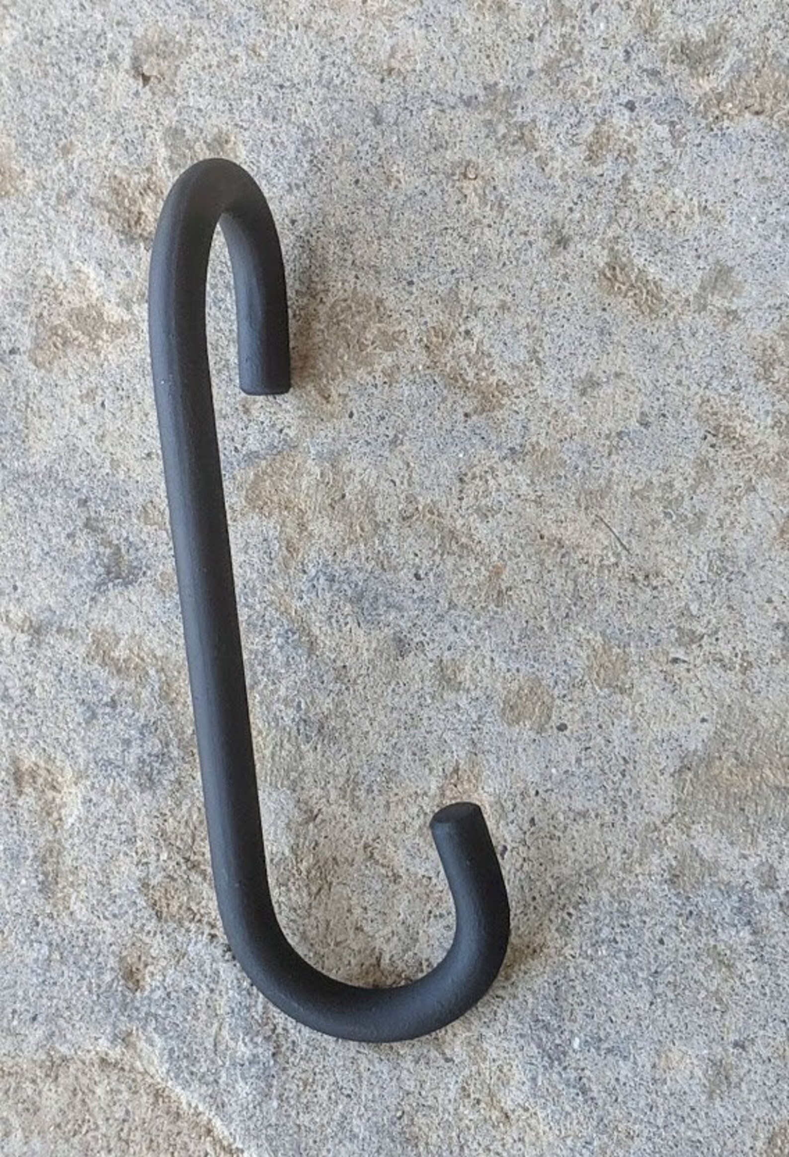 Turned S Hooks Handmade Heavy Duty Pack of 3 , Pot Rack J/S Hooks, S