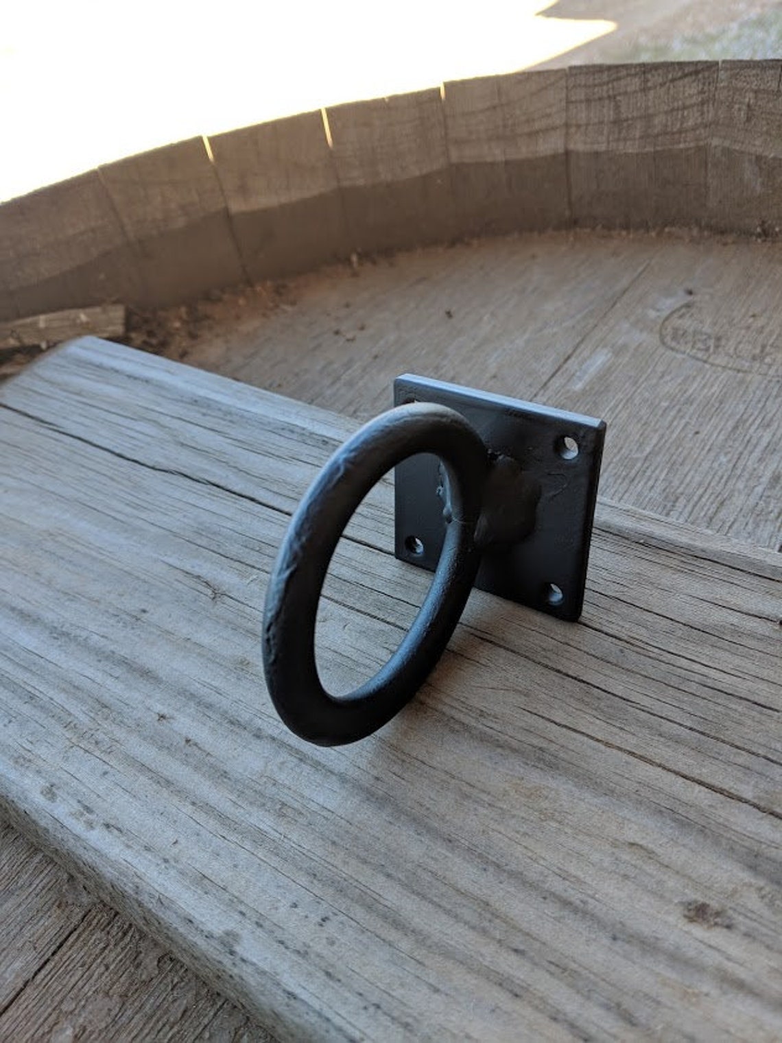 Iron Wall Mounted Heavy duty large ring hanger . swing Etsy