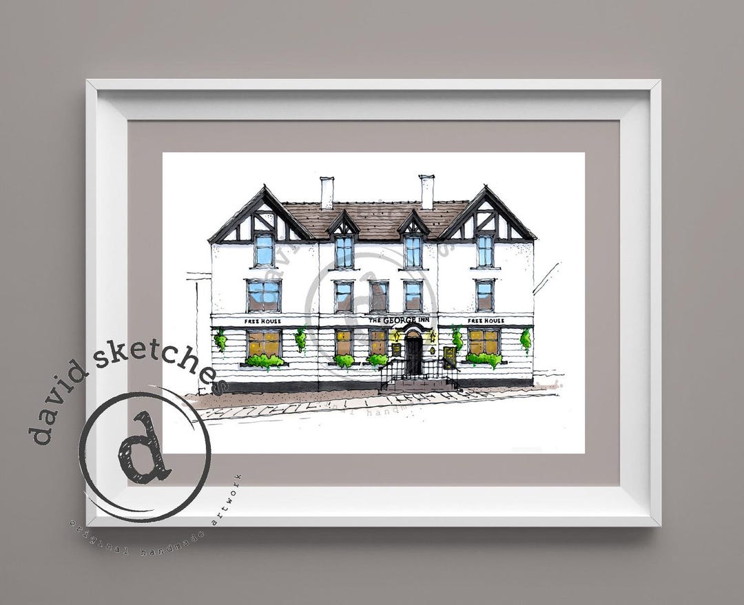 The George Inn | Sandbach Cards and Prints by David Callear - Etsy