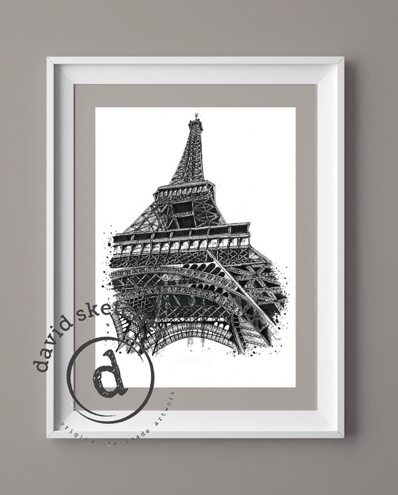 La Tour Eiffel Art Print By David Callear Etsy La Tour Eiffel Art Print By David Callear Etsy