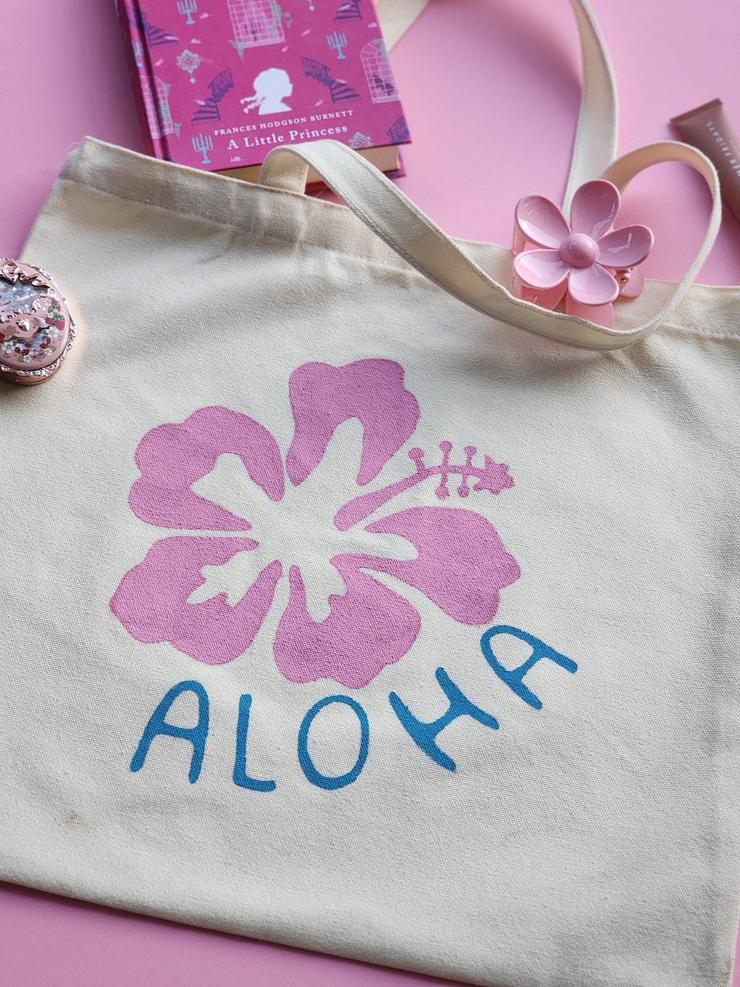 EVERYDAY TOTE BAG - HIBISCUS