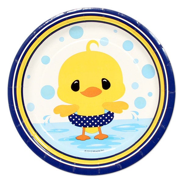 Birthday Direct,  Lil Ducky Dessert Plates, 7 inch, 8 count