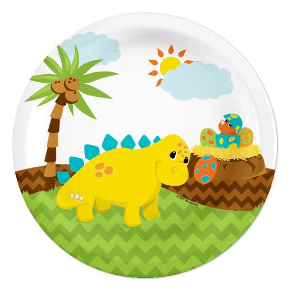 8 ~ Birthday Party Supplies Cake NOAH/'S ARK 1ST BIRTHDAY SMALL PAPER PLATES