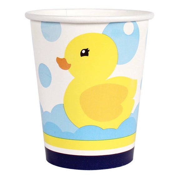 Rubber Ducky Party Paper Cups/ Rubber Duck Cups/ Little Ducky Etsy