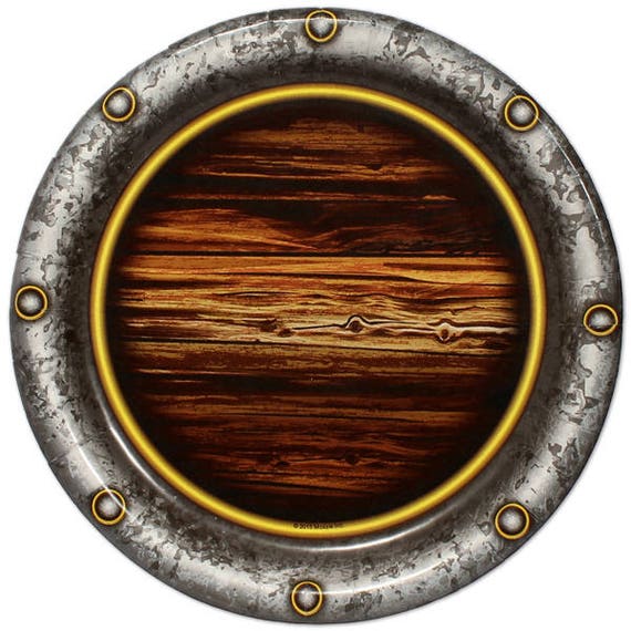 wood grain paper plates