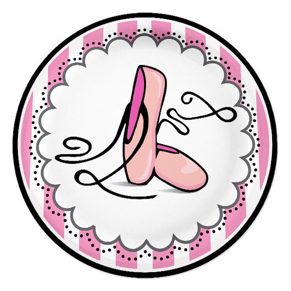 Ballerina Ballet Dancer Dancing Girl Kids Birthday Party 9/" Paper Dinner Plates