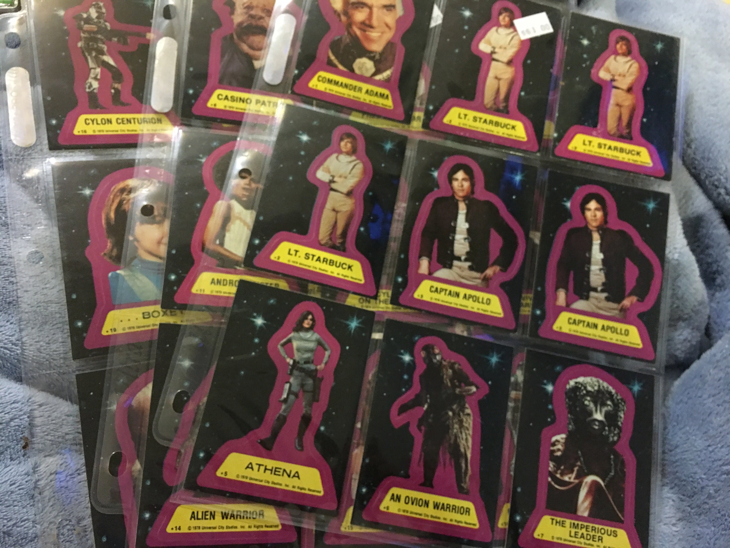 Custom Battlestar Galatica Athena Action Figure Card