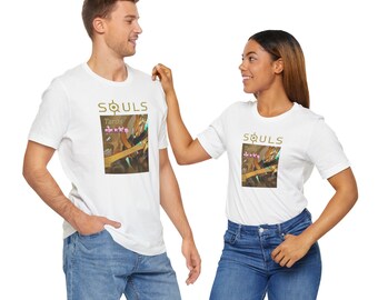 Taros - Souls - Emblème dans le dos - T-shirt unisexe à manches courtes en jersey