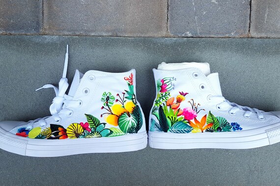 flower sneakers