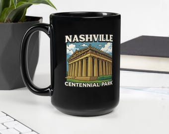 Tazza con il Partenone di Nashville / Tazza da caffè del Centennial Park / Souvenir di viaggio del Tennessee