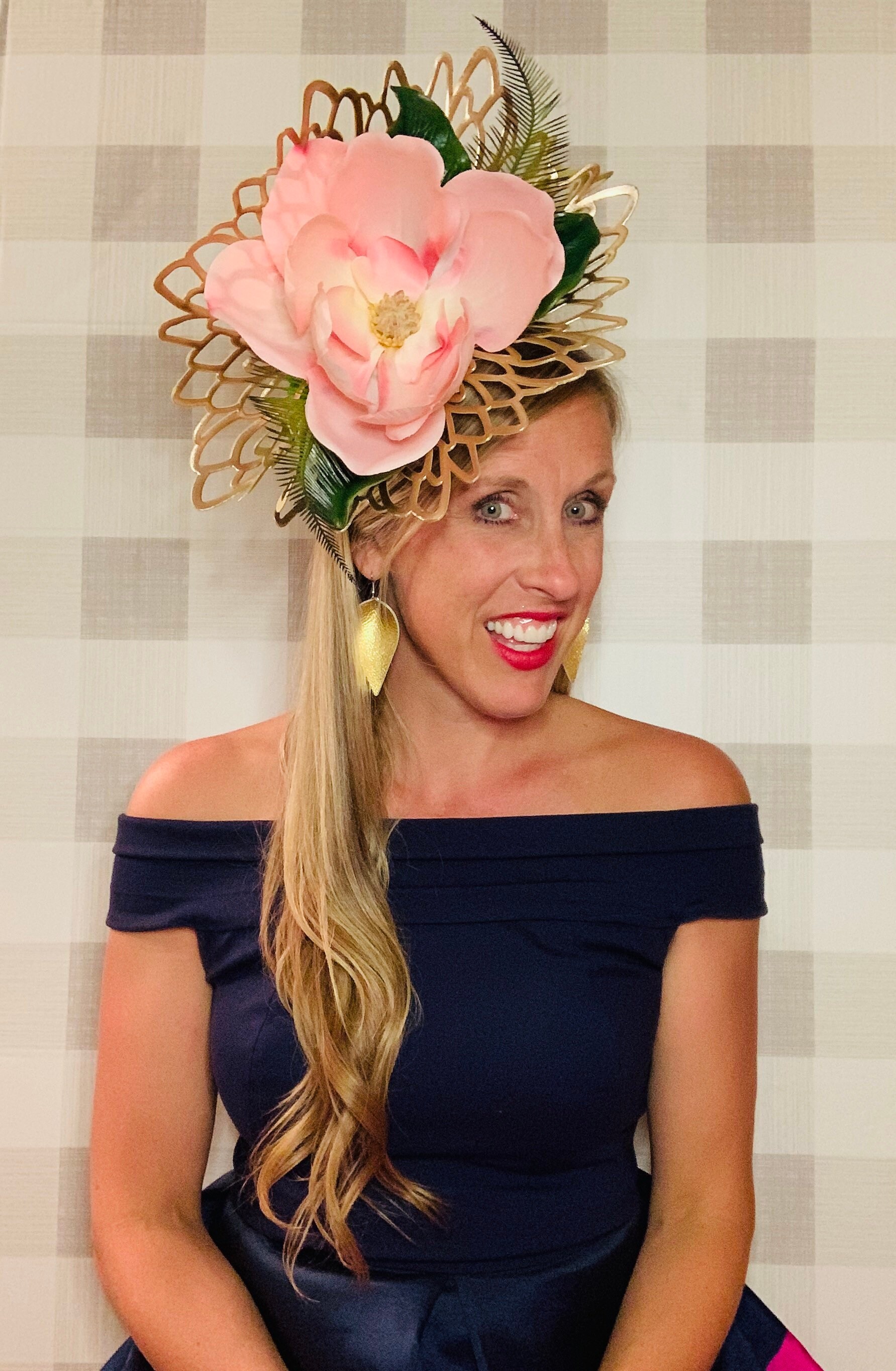 Kentucky Derby Hat Fascinator Floral Headpiece Derby Hat Etsy