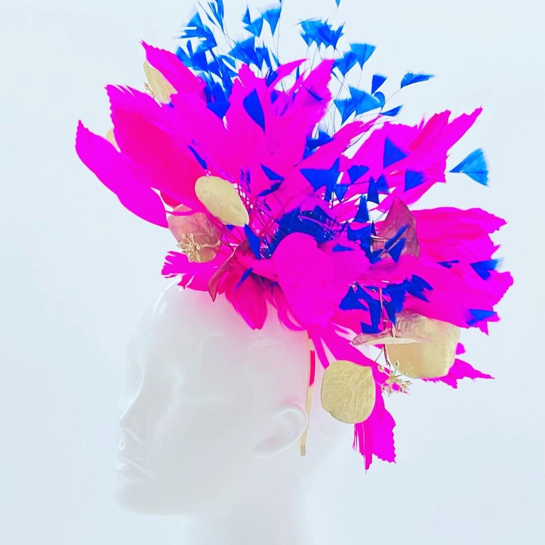 Kentucky Derby Fascinator, Derby Hat Alternative, Flora Headpiece