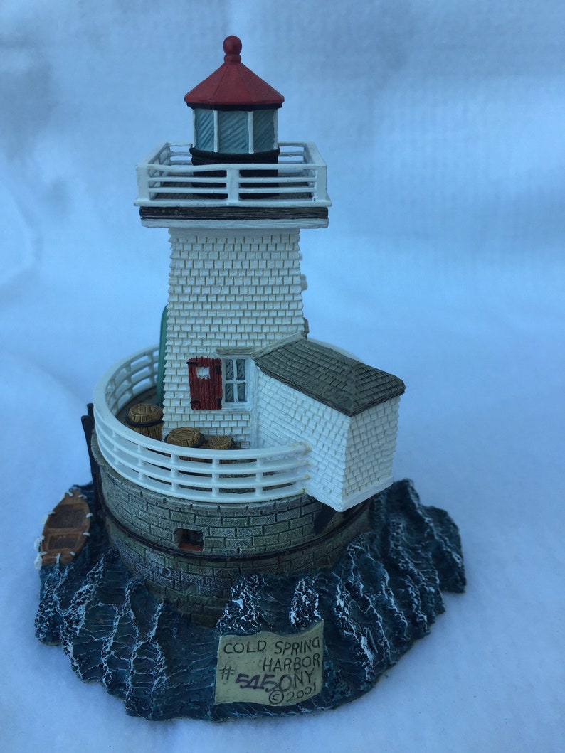 Lighthouse Figurine Cold Spring Harbor New York 533 Harbour Lights Society Exclusive Sculpture Art Collectibles Jesuskidsng Org