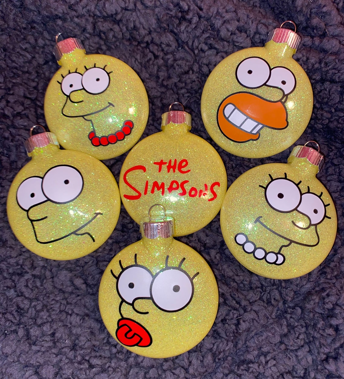 Simpsons Christmas Ornaments 