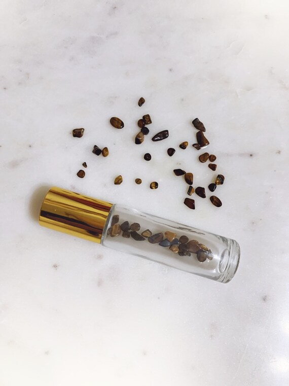 Tigers Eye Roller Bottle