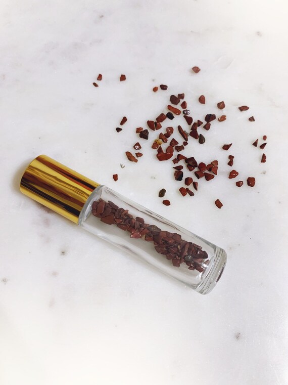 Red Jasper Roller Bottle