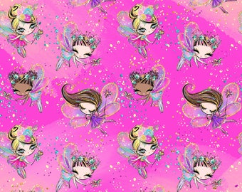 dragon fabric castle fabric fairy prints unicorn fabric knit fabric fairy fabric fairies fabric ...