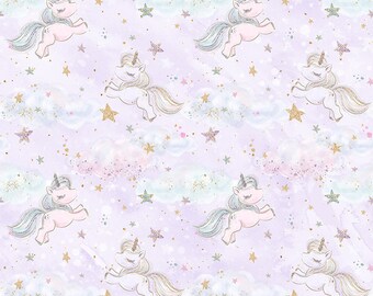 Unicorn fabric | Etsy