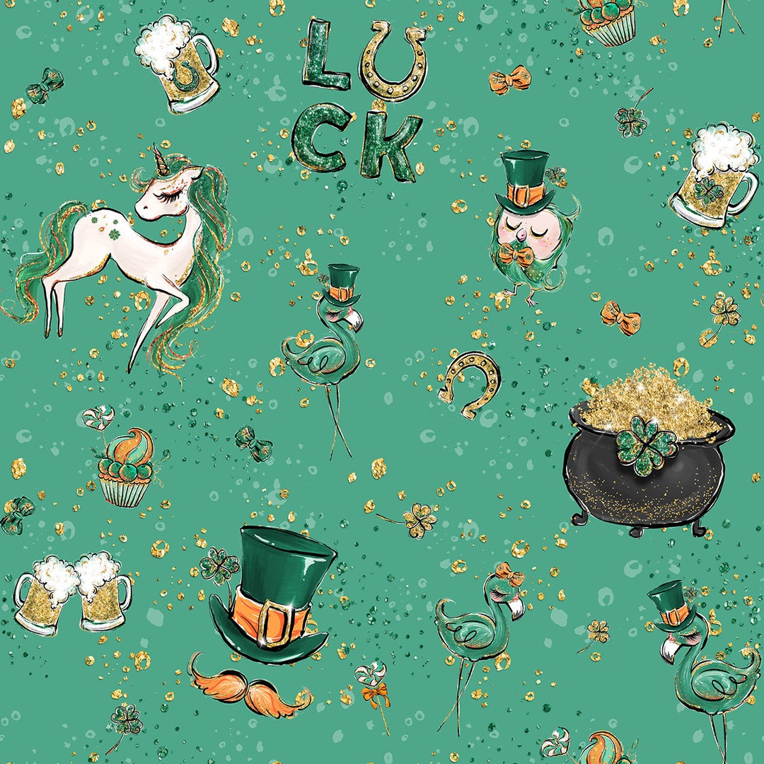 st patricks day fabric collection
