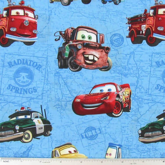 CARS SLIPSTREAM WALLHANGING FABRIC