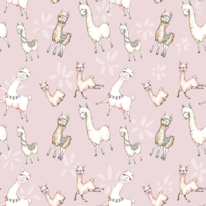 Llama knit fabric sale