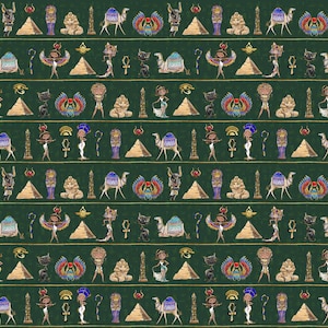 hieroglyphics , Egypt fabric, Egyptian fabric, Sarcophagus fabric, Sphinx fabric, Pyramids fabric, Camels fabric, Desert fabric,
