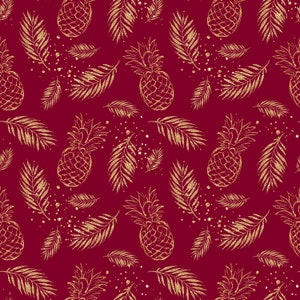 Tropical fabric cotton fabric knit fabric flamingo fabric Hawaiian fabric pineapple fabric watermelon fabric jungle floral leaves fabric