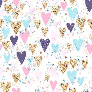 unicorn fabric, glitter fabric, unicorn rainbow fabric, cotton fabric, organic cotton, jersey fabric, quilting fabric, fabric by the yard