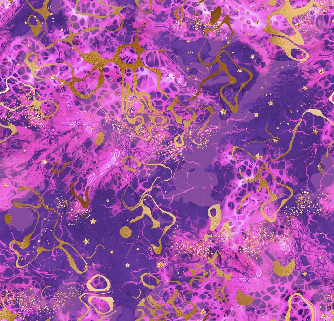 Purple Marble Fabric, Marble Prints, Purple and Gold, Marble Designs ...
