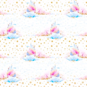 unicorn fabric unicorn cloud fabric fabric by the yard unicorn rainbow fabric cotton fabric Knit fabric jersey knit fabric quilting fabric