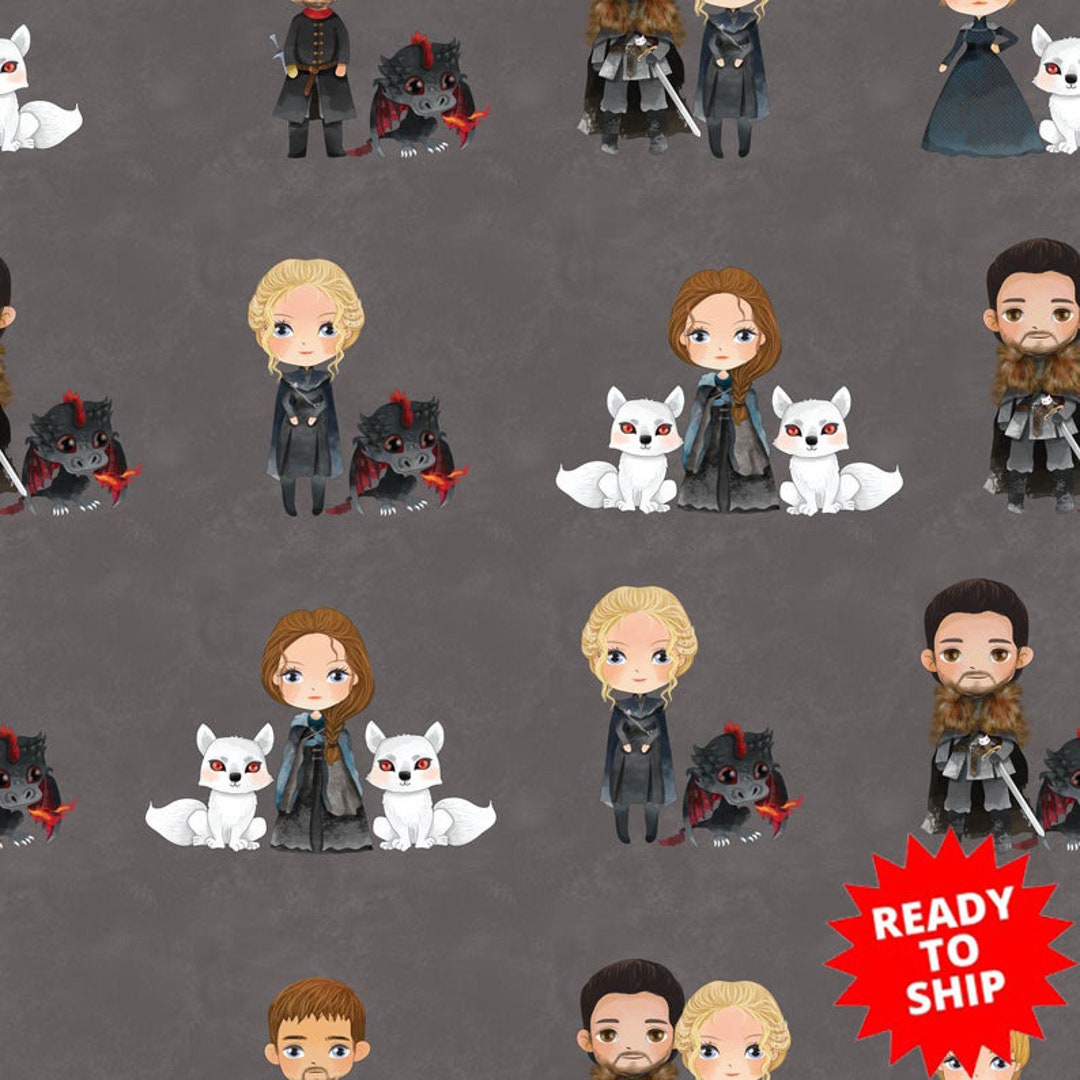 Game of Thrones Fabric,fabric by the Yard, Cotton Fabric, Knit Fabric