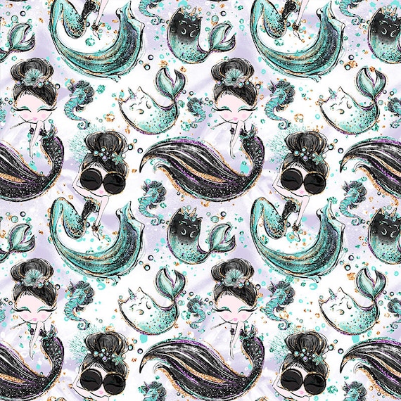 mermaid jersey fabric