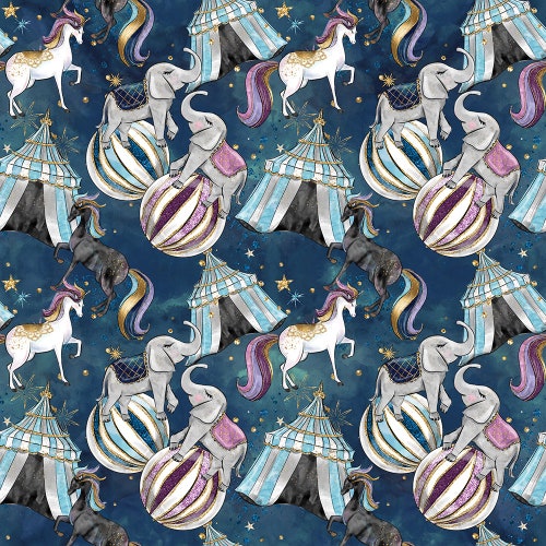 Sk1 Unicorn Fabric Cloud Fabric Circus Fabric Star Fabric - Etsy