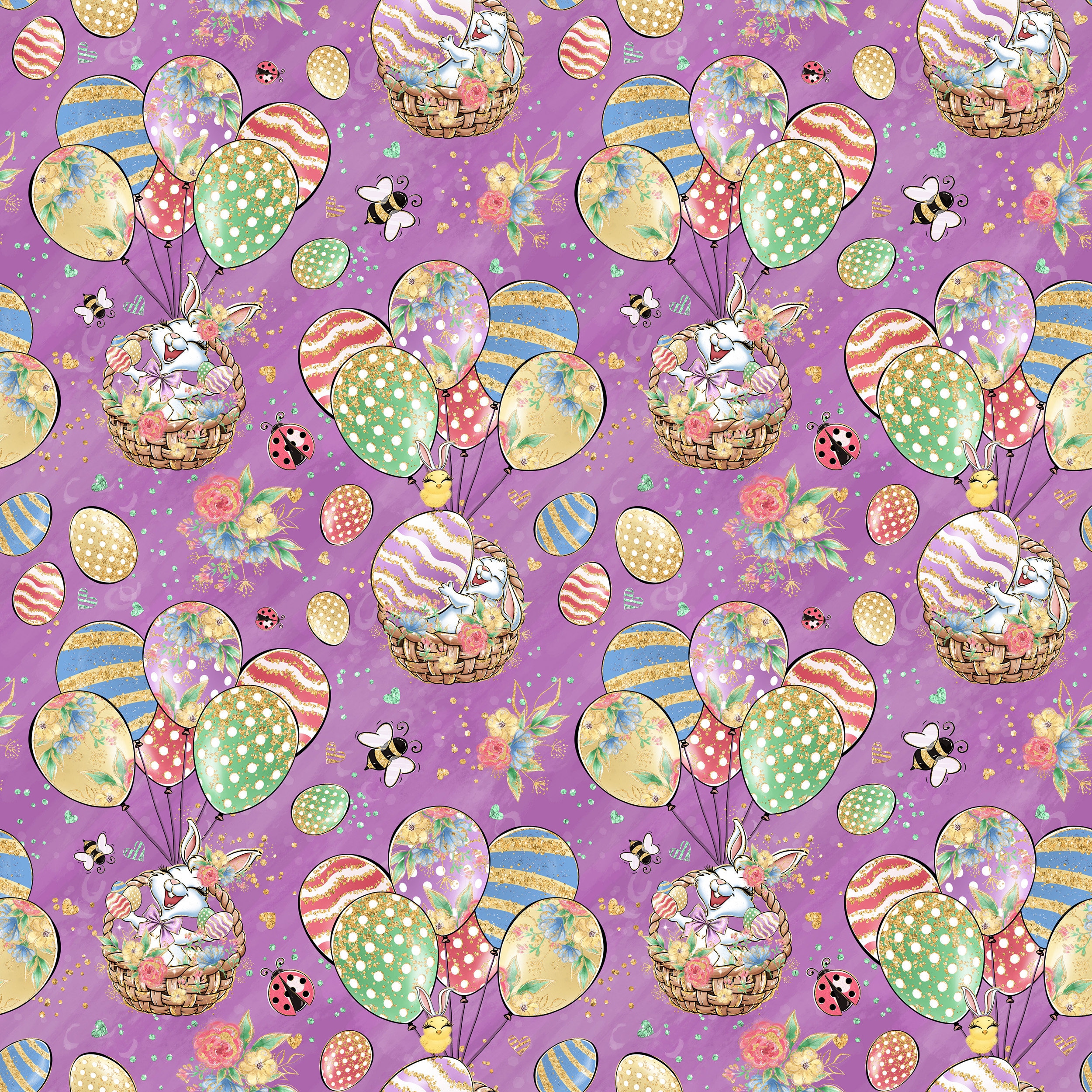 Easter Fabric Bunny Fabric Cotton Fabric Knit Fabric Etsy UK