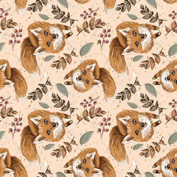 Fox cheap knit fabric