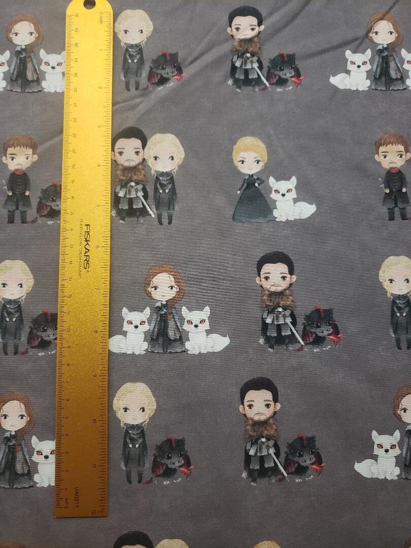 Game of thrones fabricfabric by the yard cotton fabric knit Etsy