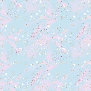 cloud fabric, unicorn fabric, fabric by the yard, unicorn cloud fabric, cotton fabric, knit fabric, jersey knit, quilting fabric, clouds