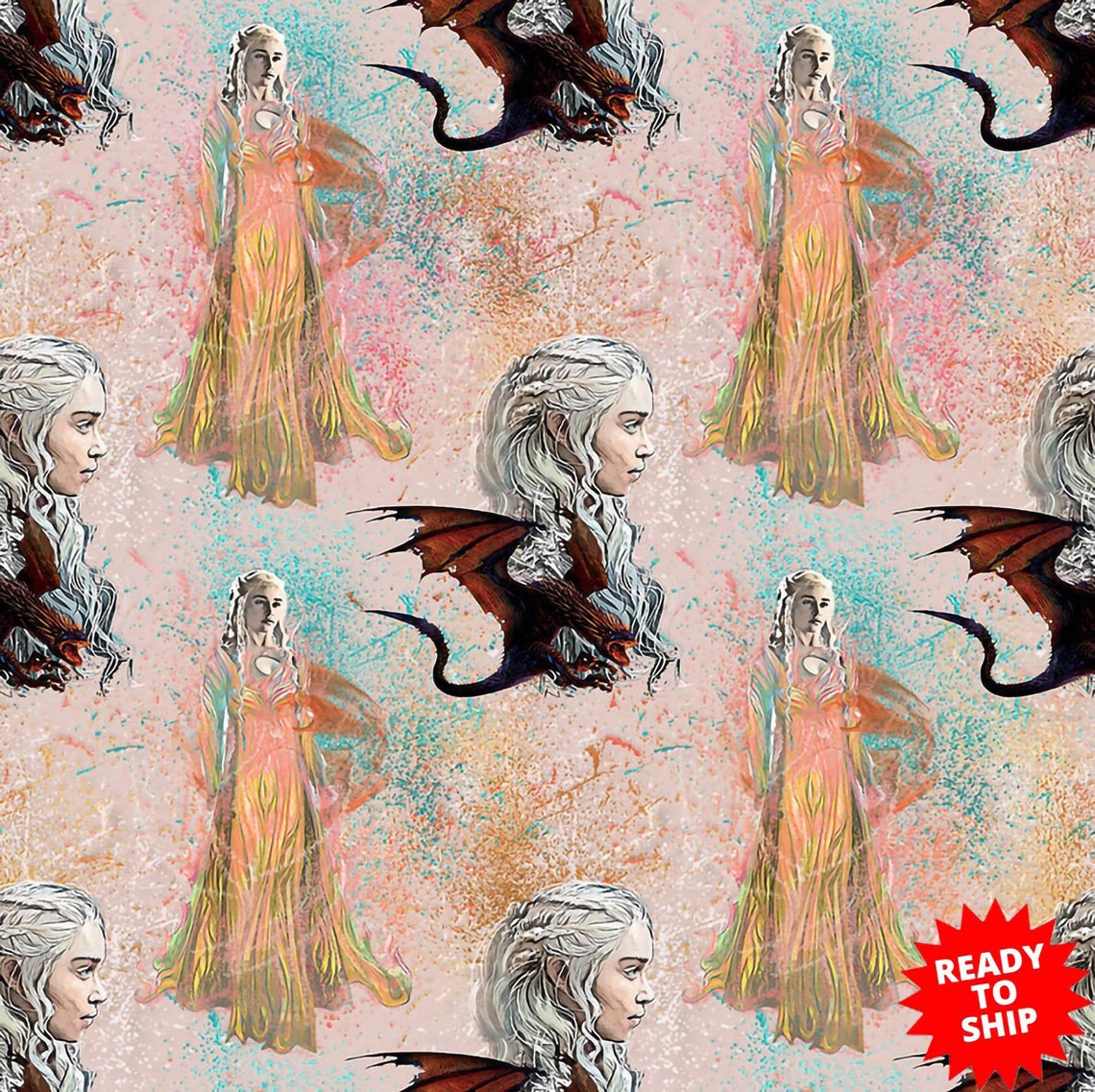 Game of Thrones Fabric Fabric by the Yard Cotton Fabric Etsy